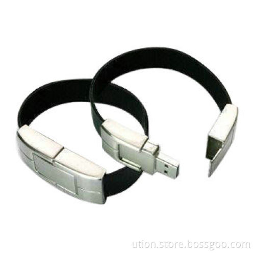 Bracelet USB Flash Drive with Up to 8GB Memory Capacity and Above 10 Years Data Storage Time